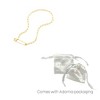 Adornia 14k Gold Plated Safety Pin Paper Clip Chain Necklace - 3 of 4