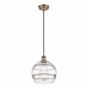 Rochester - 1 Light Cord Hung Mini Pendant In Industrial Style-11.63 Inches Tall and 10 Inches Wide - 1 of 1