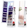 Vlsrka 22'' Wide Rotatable Jewelry Armoire with Mirror - 3 of 4