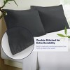 Kickoff 100% Bamboo Viscose Pillowcases Only, Hidden Zipper, Cooling Breathable, Bedding Pillow Covers for Hot Sleepers - 3 of 4