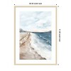 Amanti Art Walk on Beach II by Luna Mavis Wood Framed Wall Art Print - 4 of 4