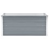vidaXL Raised Bed Grey Galvanized Steel 94.5x31.5x30.3 in Sturdy - 3 of 4