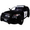 2015 Ford Interceptor Police Utility "California Highway Patrol" (CHP) Black and White 1/24 Diecast Model Car by Motormax - 2 of 4