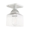 Livex Lighting Aragon 1 - Light Flush Mount in  Polished Chrome - 2 of 4