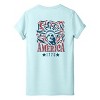 Simply Sage Market Statue Of Liberty America Front And Back Short Sleeve Tee - 2 of 4