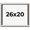 PosterPalooza | Minimalist Shadow Box Silver Picture Frame - UV Acrylic, Backing Board, Hanging Hardware - 2 of 4