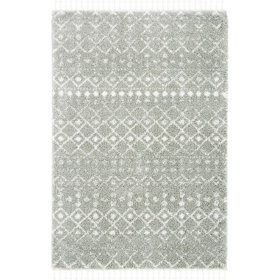 Berber Fringe Shag BFG516 Power Loomed Rug - Safavieh