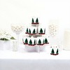 Big Dot of Happiness Holiday Plaid Trees - Party Mini Favor Boxes - Buffalo Plaid Christmas Party Treat Candy Boxes - Set of 12 - 3 of 4
