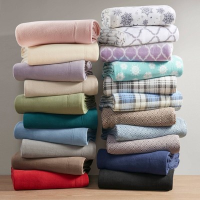 Navy Full Micro Fleece Sheet Set with Pillowcases