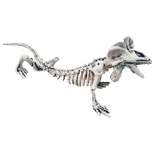 Sunstar Skeleton Lizard Halloween Decoration - 5.7 in x 16.9 in - White