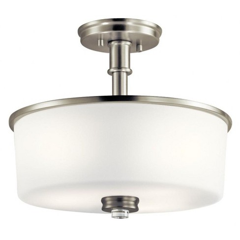 Kichler Lighting Joelson 3 - Light Semi-flush Mount In Brushed Nickel 