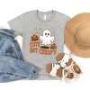 The Juniper Shop Cute But Creepy Ghost Youth Short Sleeve Tee - S - Heather Grey - 3 of 4