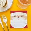 Big Dot of Happiness Jolly Santa Claus Napkins, Funny Christmas Party Decor Santa's Face, White 3-Ply Paper Beverage Cocktail Holiday Napkins - 24 Ct - 3 of 4