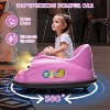 Coucheta Kids Bumper Car, 12V Electric Ride-On with Parent Remote Control, 360¡ã Spin, LED Lights & Music - 4 of 4