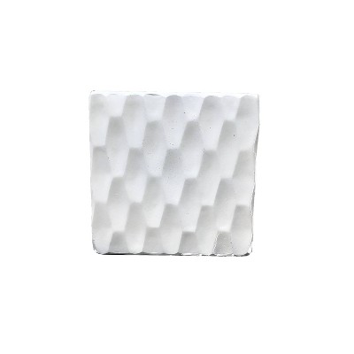 Photo 1 of 16 Kante Lightweight Concrete Retro Square Outdoor Planter White - Rosemead Home  Garden, Inc.