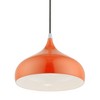 Livex Lighting Amador 1 - Light Pendant in  Shiny Orange/Polished Chrome - 4 of 4