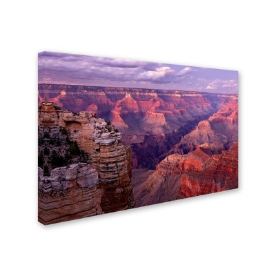 Trademark Fine Art -Mike Jones Photo 'Grand Canyon near Mather Point' Canvas Art