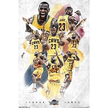 Trends International Nba Cleveland Cavaliers - Donovan Mitchell Feature  Series 23 Framed Wall Poster Prints White Framed Version 22.375 X 34 :  Target
