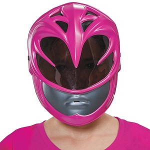 Kids Power Rangers Pink Ranger Costume Mask -  - Pink - 1 of 1