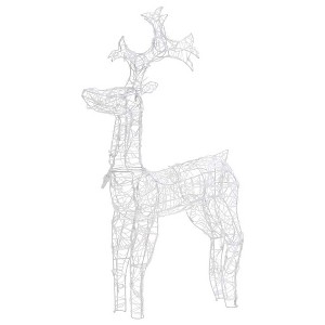 vidaXL Reindeer Christmas Decoration Colorful Acrylic Medium - 1 of 4