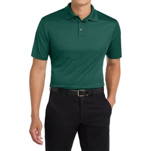 Mafoose Men's Short Sleeve Moisture-Wicking Performance Fine Jacquard Polo Shirt - 1 of 4