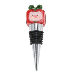 Unique Bargains Stopper Aluminum Alloy TPE Resin Rice White Red Black Silver Tone 3.50"x1.26"x0.79" 1 Pc - 1 of 3