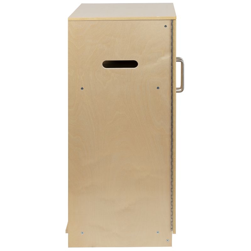 Flash Furniture Children's Wooden Kitchen Refrigerator for Commercial or Home Use - Safe, Kid Friendly Design, 4 of 15