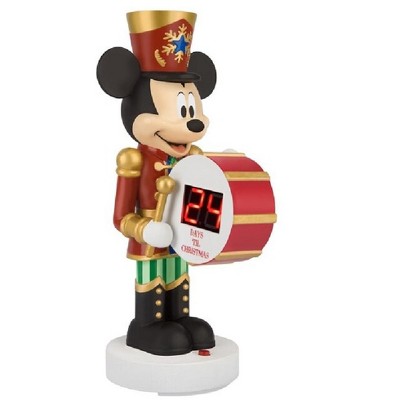 Gemmy Disney 9.25-in Mickey Mouse Toy Figure Christmas Countdown with Drum