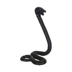 Sagebrook Home 10" Metal Snake Sculpture - Decorative Aluminum Statue for Creative Contemporary - 1 of 4