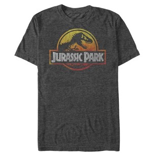 Men's Jurassic Park Logo Fire T-Shirt - 1 of 4