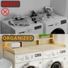 KTMBDW Washer Dryer Countertop, 27.5" x 54" Wood 2 Layer Washer and Dryer Countertop for Laundry Room Organization - 3 of 4