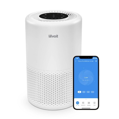 Levoit PlasmaPro 200S Smart Air Purifier: Vesync, CADR Certified, 300-500 sq. ft. Coverage, Carbon Filter, 8 Settings