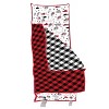 Bacati - Woodlands Red/Black Toddler Nap Mat - 4 of 4