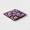 Square Floral Pillow - Threshold™ - image 3 of 4