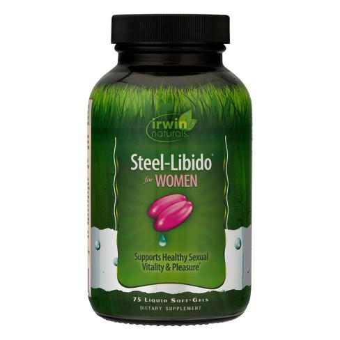 irwin naturals Steel-Libido for Women Dietary Supplement Liquid Softgels - 75ct - image 1 of 4