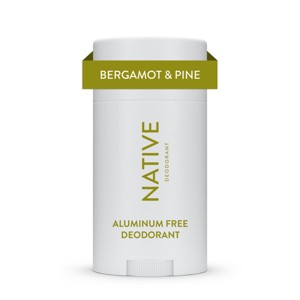 Native Deodorant for Men & Women - Bergamot & Pine - Aluminum Free - 2.65oz - 1 of 4