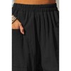 Womens Linen Pants for Summer Drastring Casual Lounge Pants Beach Trousers Summer Everyday Outfits Yoga Pants - 4 of 4