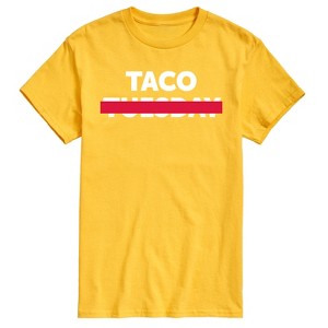 Men's - Instant Message - Taco Tuesday Crossed Out Short Sleeve Graphic T-Shirt - 1 of 4