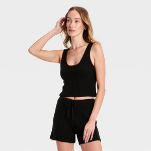 Top tipo suéter tejido a crochet para mujer - A New Day™