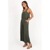 Petal and Pup Delia Jumpsuit - Khaki M - 2 of 4