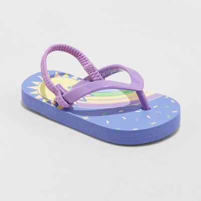 toddler rainbow sandals with backstrap