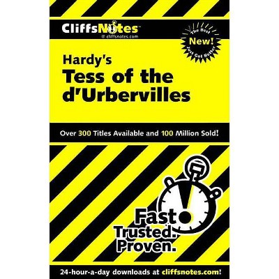  Tess of the D'Urbervilles - (Cliffsnotes Literature Guides) by  Jeff Coghill (Paperback) 