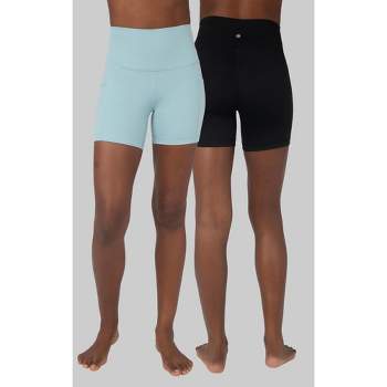 Gilbin Ultra Soft High Waist Yoga Stretch Mini-Bike Shorts Leggings for  Women-Many Colors-One Size & Plus Size 2 Pack (White S-L) 