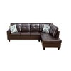 DOMETOUR Living Room Sofa Set 3Pcs(Sofa+Chaise+Ottoman) - 4 of 4