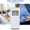 Tangkula Portable Air Conditioner Cooling Fan Dehumidifier 8000BTU ASHRAE w/ Remote Control - 4 of 4