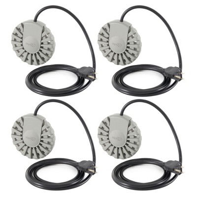 Api W500 500 Watt Metal/plastic Auto Waterer Birdbath Water Tank Sinking  Deicer Heater For Tanks Up To 70 Gallons (4 Pack) : Target