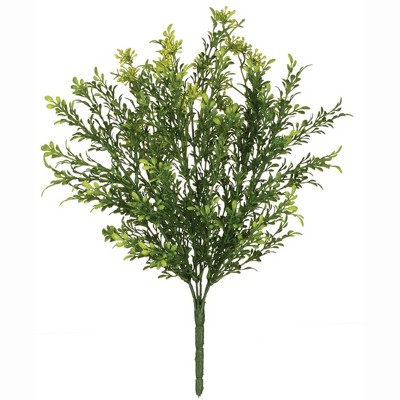 Sullivans Artificial Tealeaf and Berry Plant 12"H Green