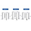 NicBex 1-Piece Side End Table,2-Tier Space End Table,Modern Night Stand,Sofa Table,Side Table with Storage Shelve - 2 of 4
