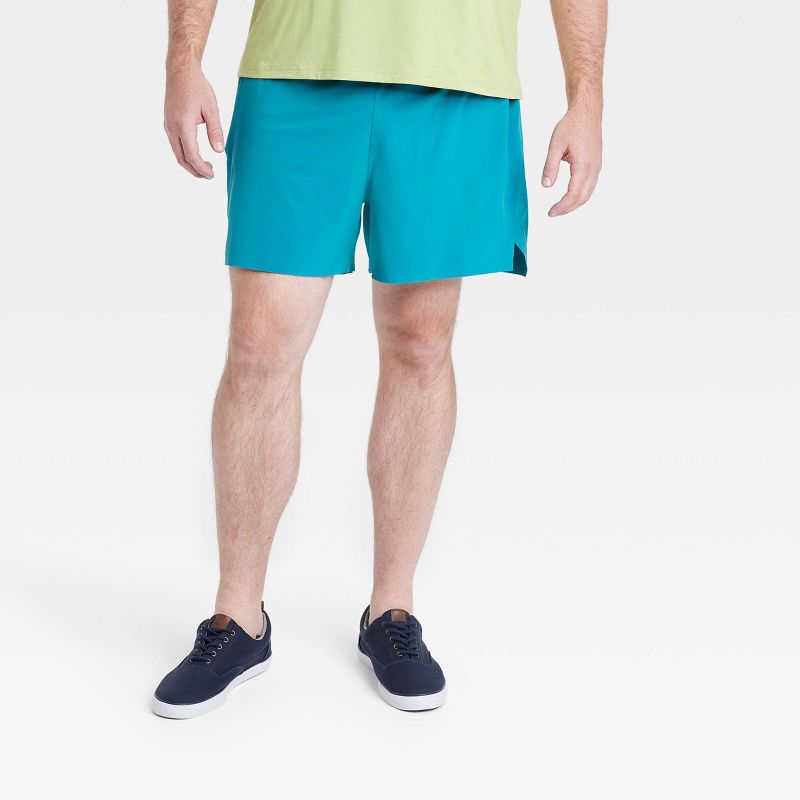 Men's Lined Run Shorts 5" - All In Motion™, 1 of 5