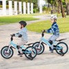 Infans Rabbit Pilot Sporty Kids Bike, 16 Inch Child Bike for 4-7 Years Old with Adjustable Height, Training Wheels, Handbrake & Coaster Brake, Blue - 4 of 4